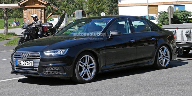 Audi S4 на дорожных испытаниях