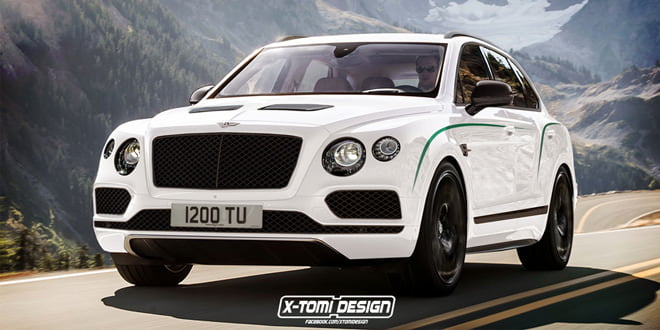Рендер Bentley Bentayga GT3-R от X-Tomi Design