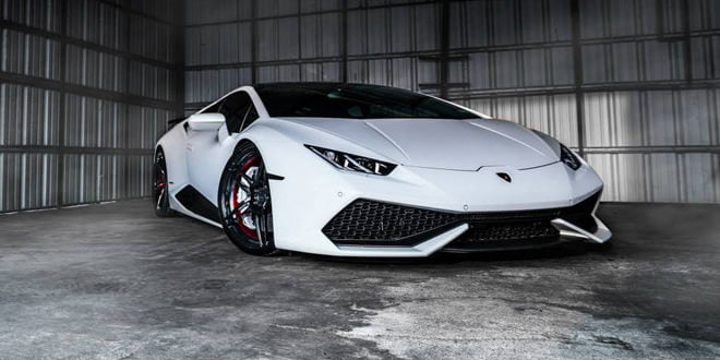 Белый Lamborghini Huracan на дисках ADV.1 | фото, инфо