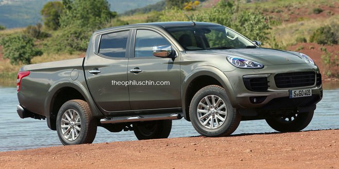 Пикап Porsche из Mitsubishi L200: только фантазия | фото