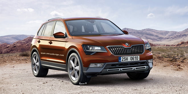 Рендер Skoda Snowman от rmcardesign.com