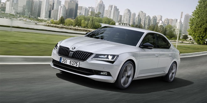 Спортивная Skoda Superb SportLine