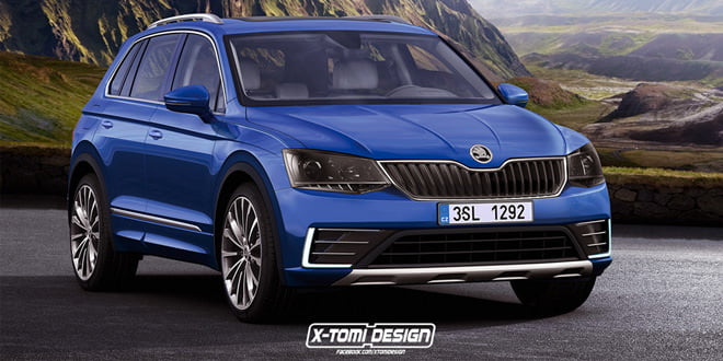 Рендер Skoda Yeti от X-Tomi Design