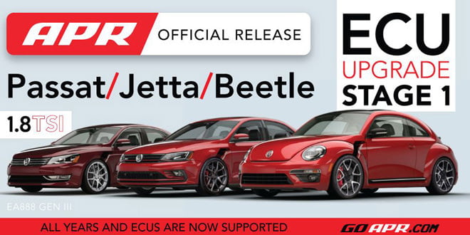 Комплект чип-тюнинга для 1.8 TSI от APR