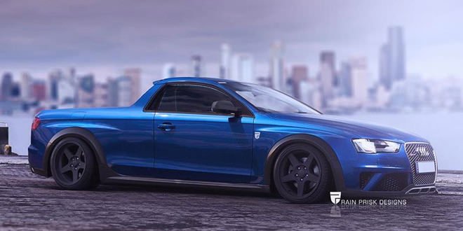 Рендер Audi RS4 Ute