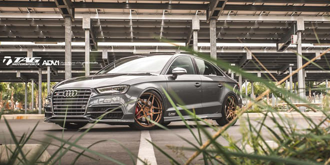 Серая Audi S7 на дисках ADV.1 Wheels от TAG | фото, инфо