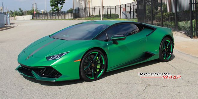 Lamborghini Huracan в виниле от Impressive Wrap