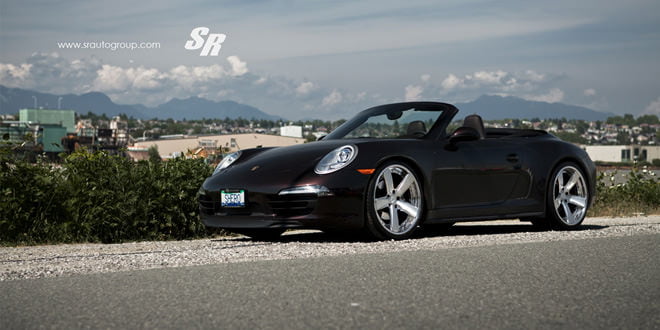 Родстер Porsche 911 Carrera 4 на дисках PUR Wheels | фото