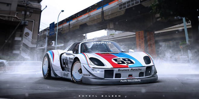 Porsche 918 от ателье Rauh-Welt Begriff: виртуальный тюнинг