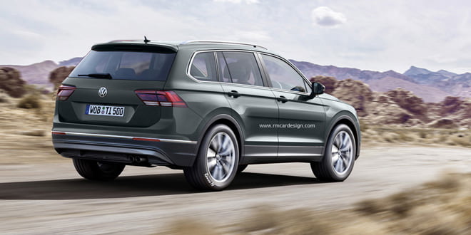 Семиместный Volkswagen Tiguan, неофициальная версия | фото