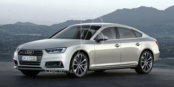Неофициальный рендер Audi A5 Sportback следующего поколения