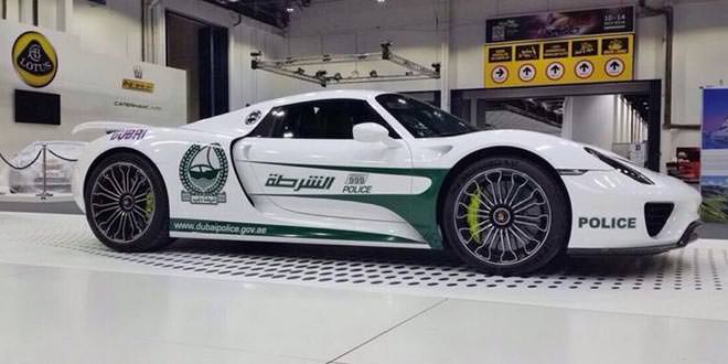 Porsche 918 Spyder полиции Дубая