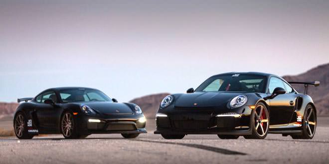 Porsche 991 GT3 RS и Cayman GT4 на дисках Vossen