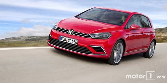Рендер Volkswagen Golf VIII от Motor1.com