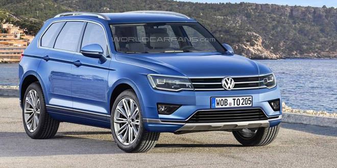 Рендер Volkswagen Touareg от WorldCarFans.com