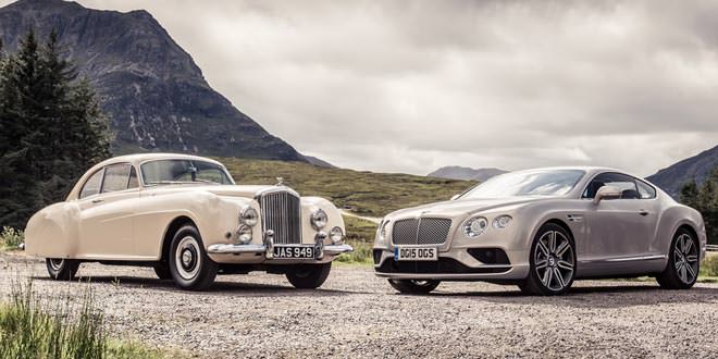 Bentley R-Type Continental 1952 и Bentley Continental GT Speed 2016