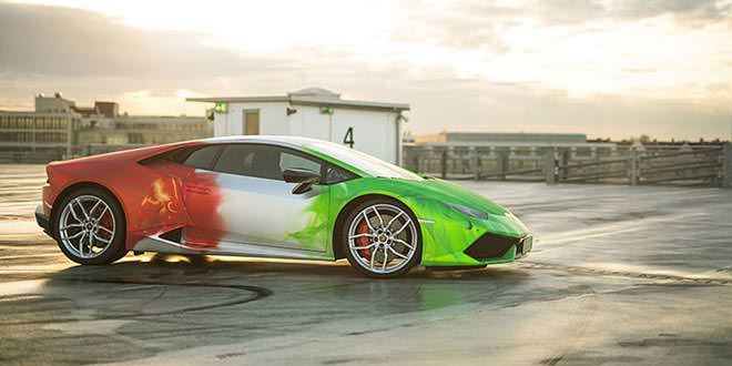 Lamborghini Huracan TriColor от Print Tech