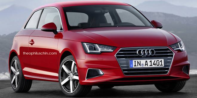 Рендер Audi A1 от theophiluschin.com