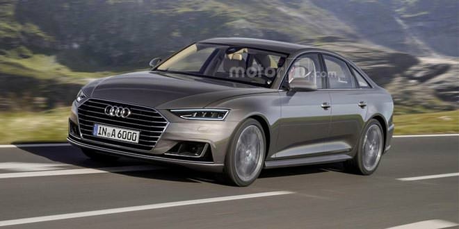 Рендер Audi A6 от motor1.com