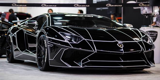 Lamborghini Aventador Black Tron от Giovanna Wheels