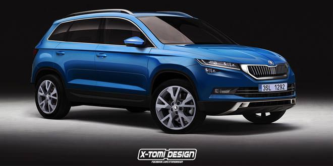 Рендер Skoda Kodiak от X-Tomi Design