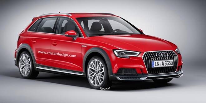 Рендер Audi A3 Allroad Quattro от RMcardesign.com