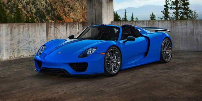Porsche 918 Spyder на дисках HRE P101