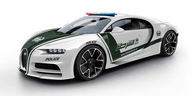 Гиперкар Bugatti Chiron для полиции Дубая