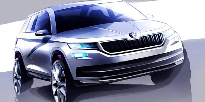 Официальный тизер Skoda Kodiaq