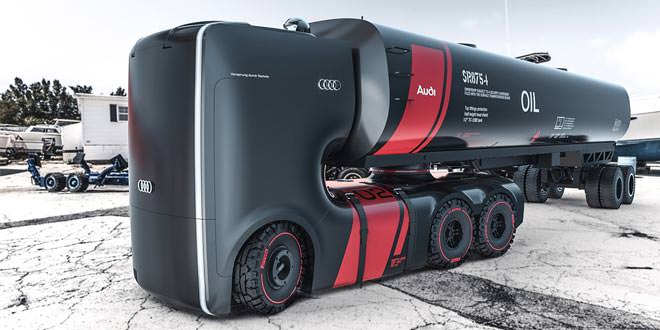 Футуристический магистральный тягач Future Audi Truck Concept