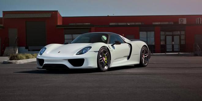 Porsche 918 Spyder Weissach Package на дисках PUR Wheels