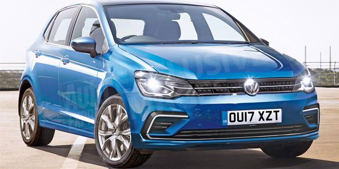 Volkswagen Polo шестого поколения. Рендер от AutoExpress.co.uk