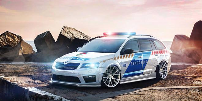 Полицейская Skoda Octavia vRS Combi от X-Tomi Design