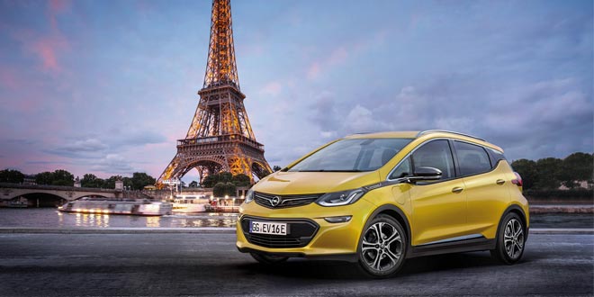 Компактный электромобиль Opel Ampera-e