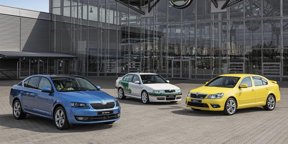 Три поколения Skoda Octavia. 20 лет производства