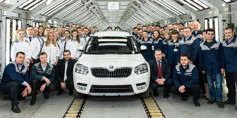 Производство Skoda Yeti в Нижнем Новгороде
