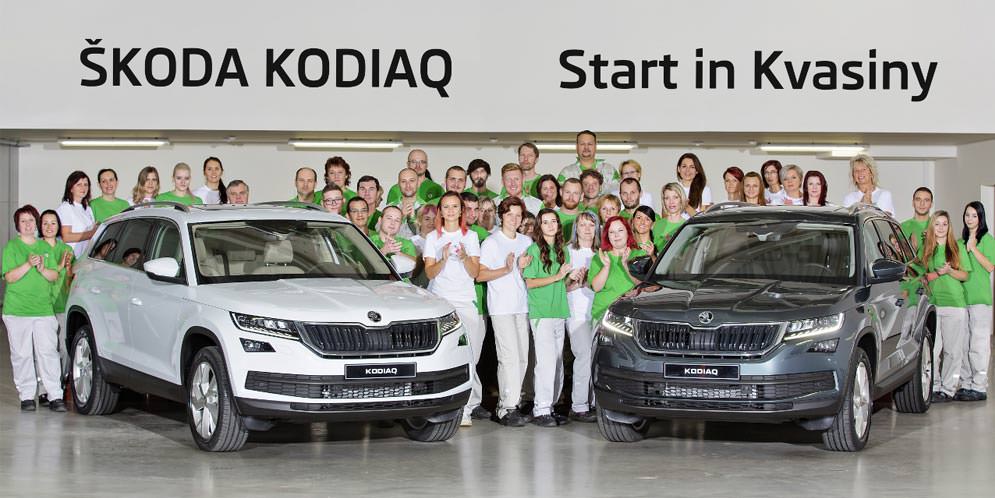 Серийное производство Skoda Kodiaq в Квасинах, Чехия