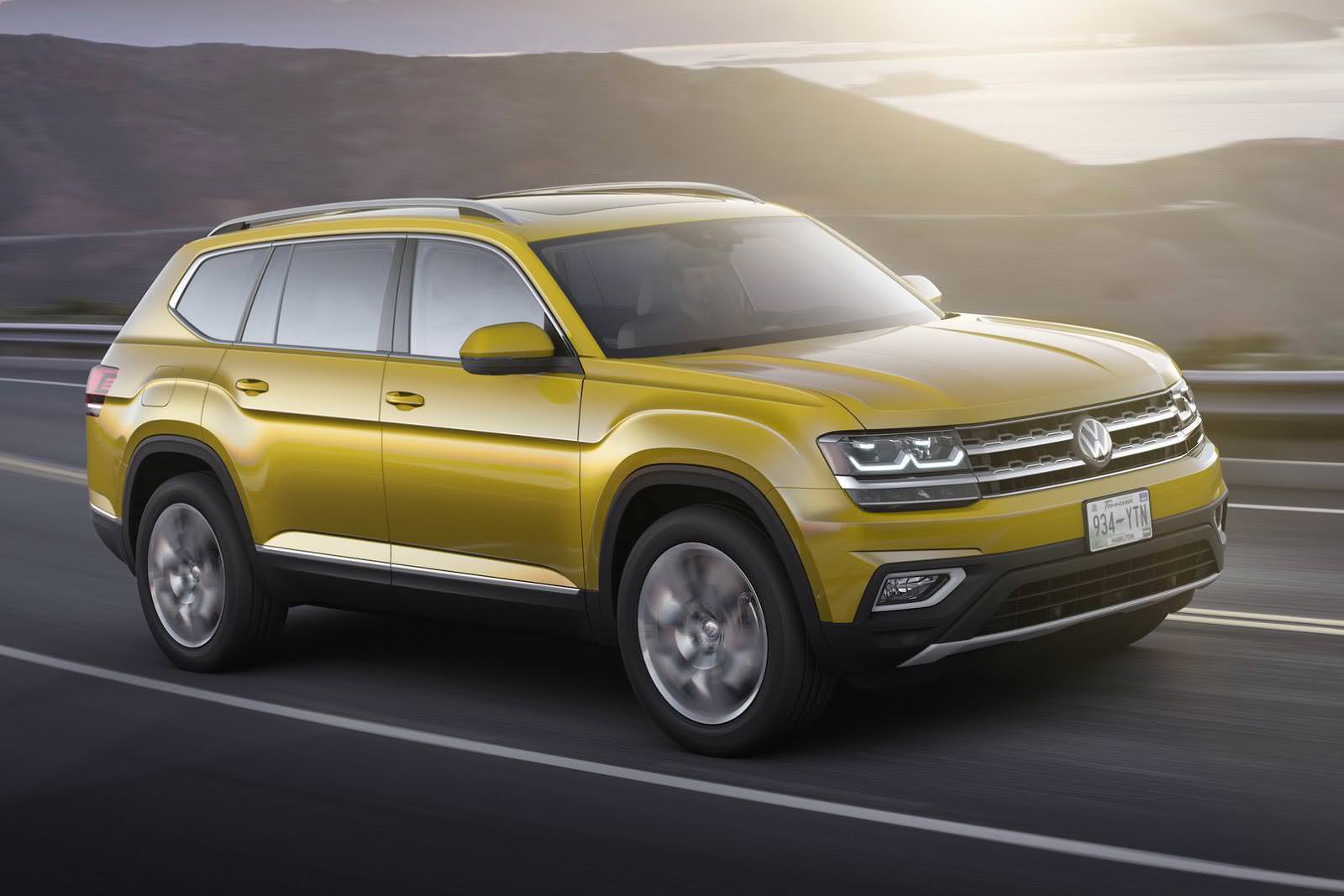 Новый кроссовер Volkswagen Atlas 2017