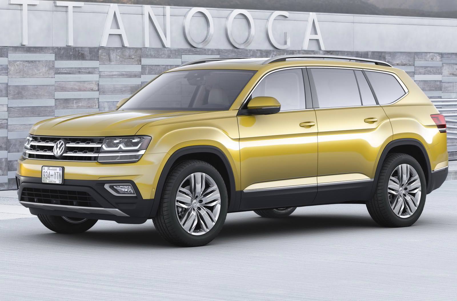 Семиместный кроссовер Volkswagen Atlas в Чаттануге