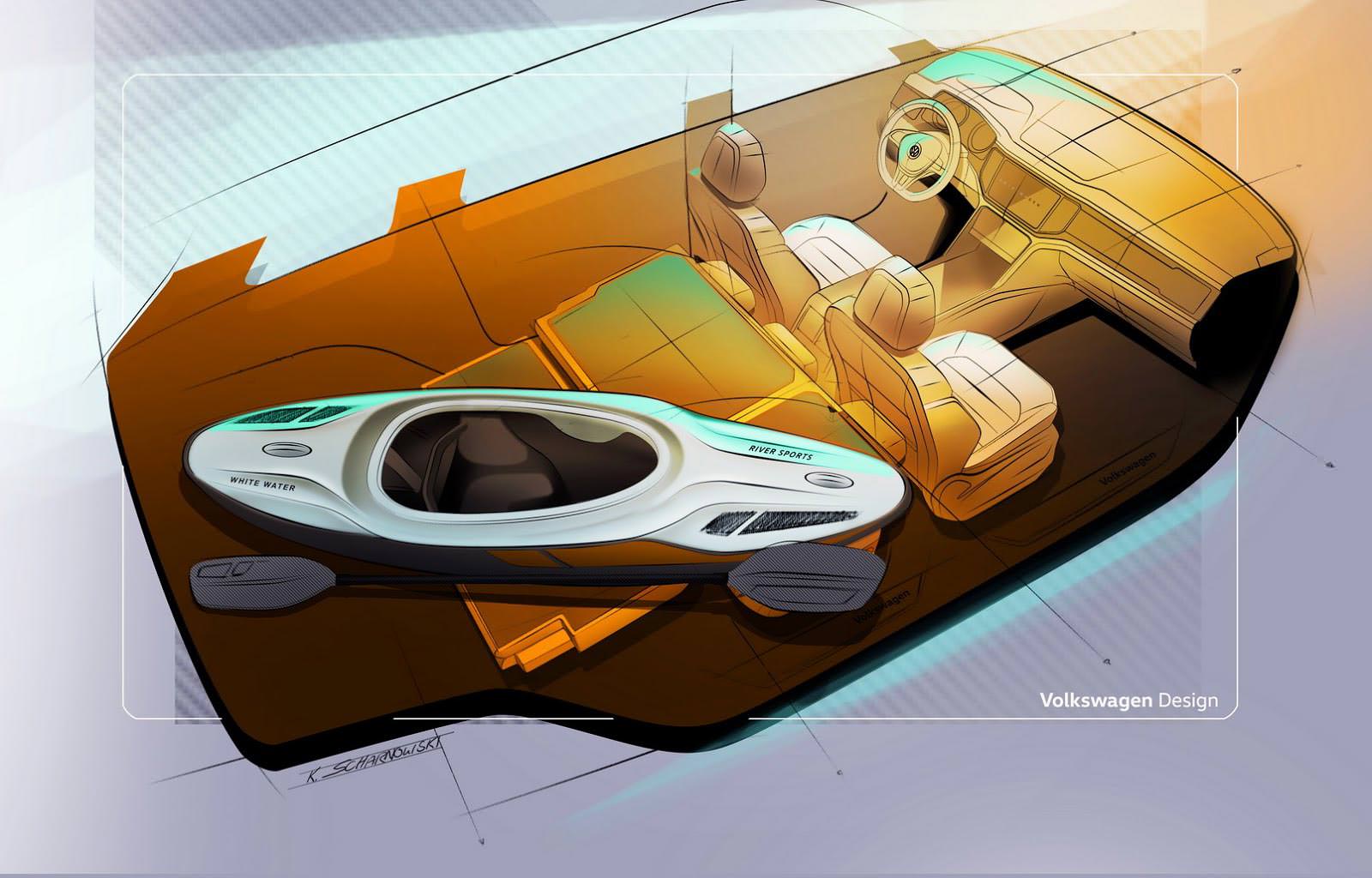 Интерьер Volkswagen Atlas