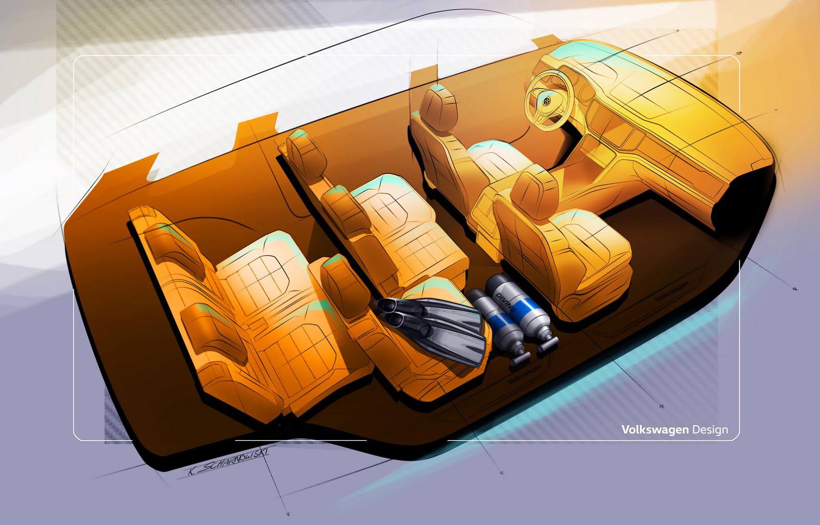 Интерьер Volkswagen Atlas