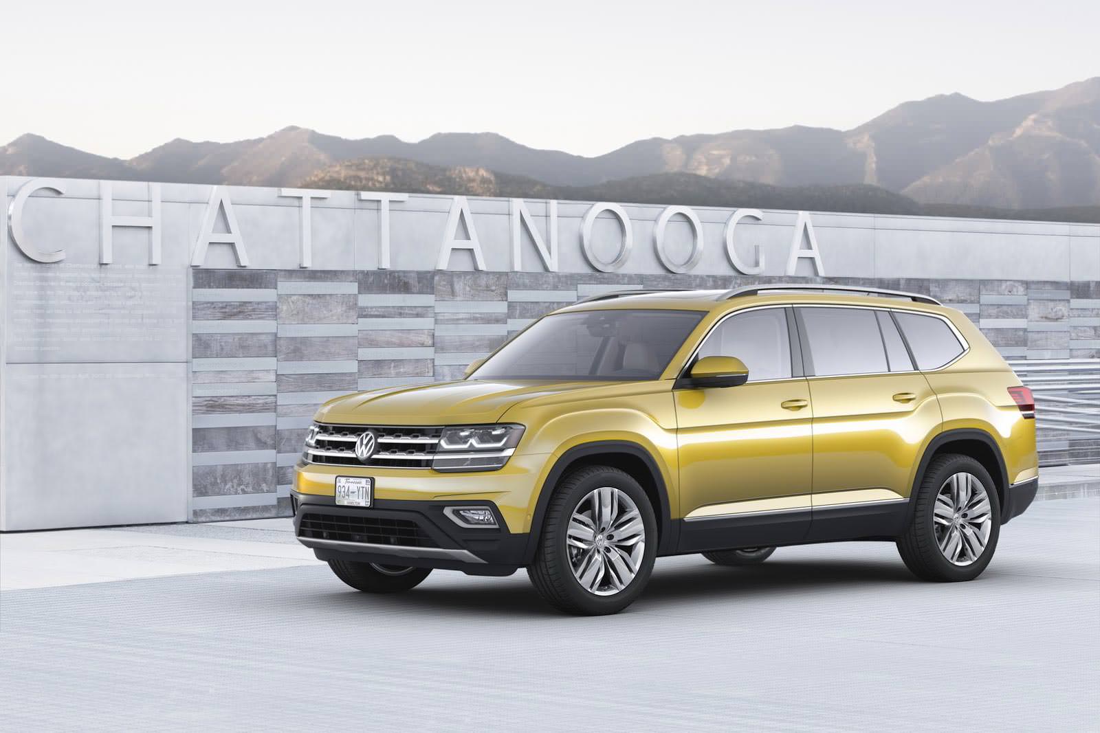 Семиместный кроссовер Volkswagen Atlas в Чаттануге