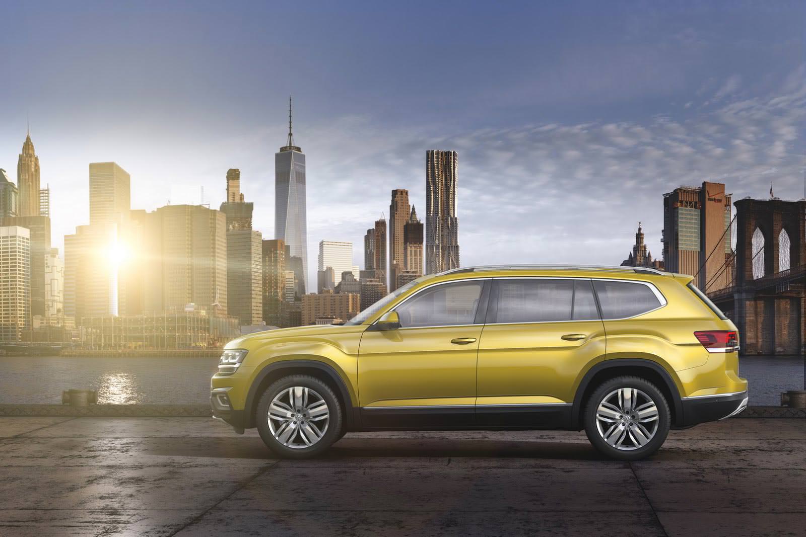 Семиместный кроссовер Volkswagen Atlas в Нью-Йорке