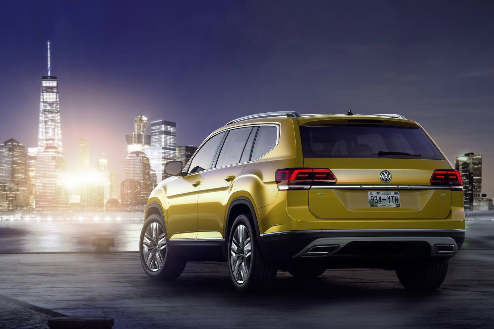 Семиместный кроссовер Volkswagen Atlas в Нью-Йорке