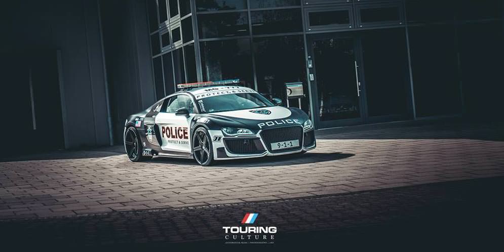 Полицейская Audi R8 для ADAC