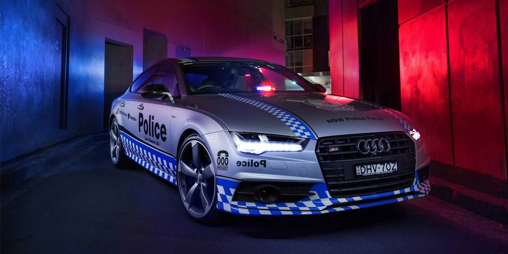 Полицейская Audi S7 Sportback