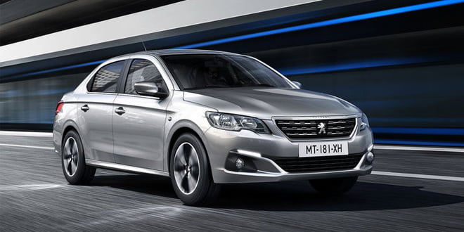 Дешевый седан Peugeot 301 рестайлинг 2017