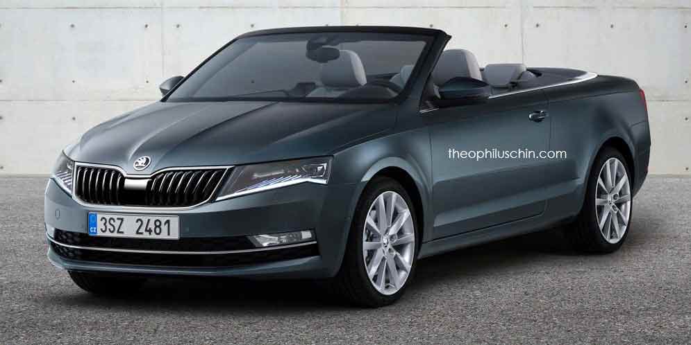 Кабриолет Skoda Octavia | рендер-фото, инфо