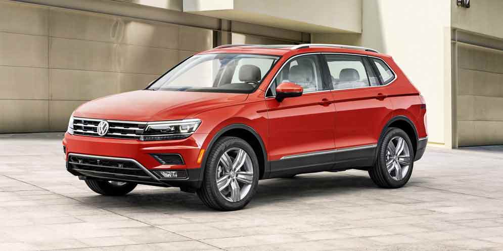 Удлиненный Volkswagen Tiguan Allspace прибыл Детройт | фото