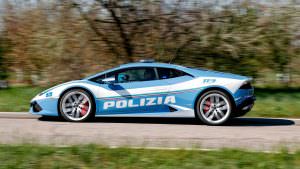 Полицейский Lamborghini Huracan в Италии